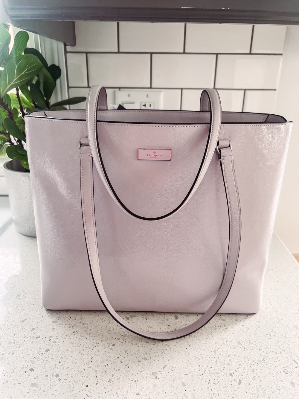 NWT Authentic Kate Spade Bridget Large Lilac Tote Bag